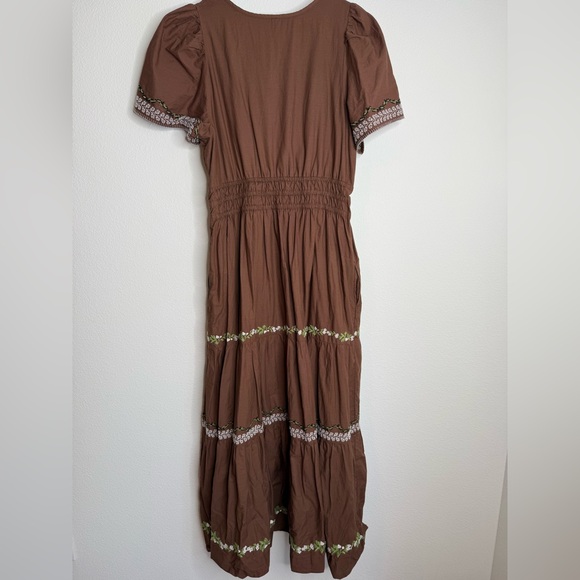 Anthropologie The Somerset Embroidered
Maxi Dress Sz XL - Picture 11 of 16